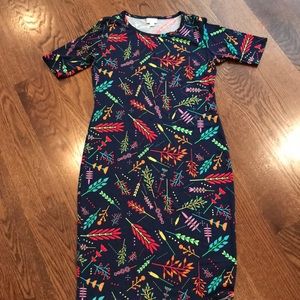 LuLaRoe Julia dress size medium